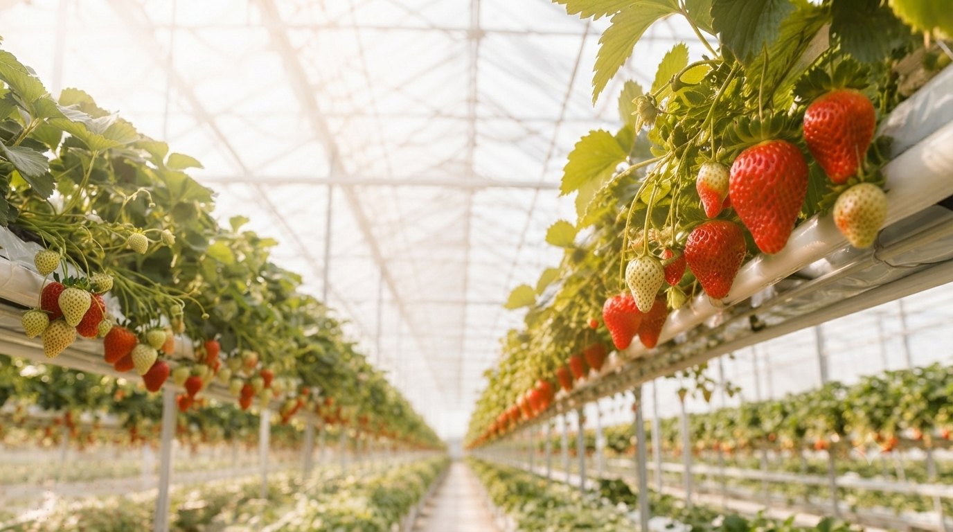Клубника в теплице Veryberry Agro